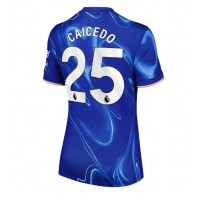 Chelsea Moises Caicedo #25 Heimtrikot Frauen 2024-25 Kurzarm